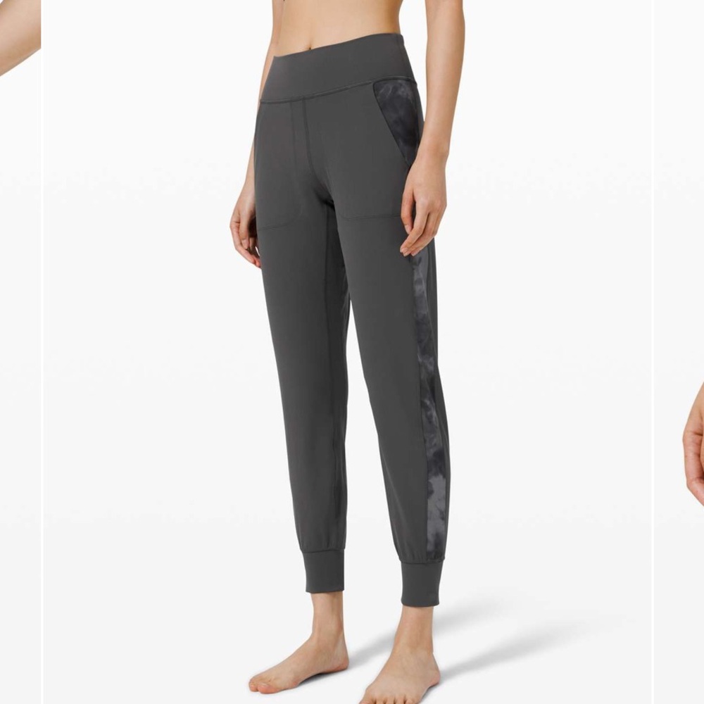 Lululemon Align Jogger Track Stripe Graphite Grey / Diamond Dye Pitch Grey 2